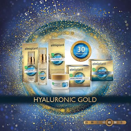 Frumoasa la orice varsta cu noua gama elmiplant Hyaluronic Gold