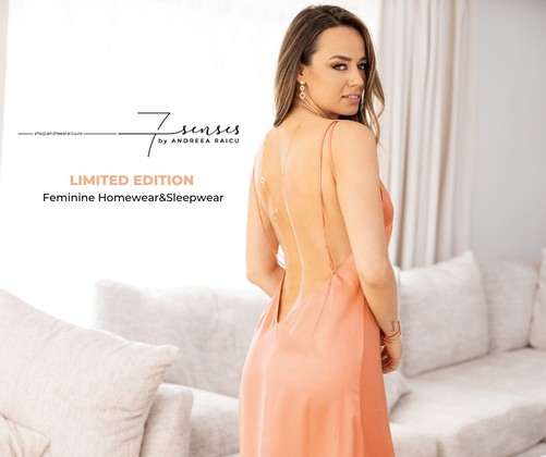Andreea Raicu lanseaza 7 Senses, o colectie feminina de homewear & sleepwear in editie limitata