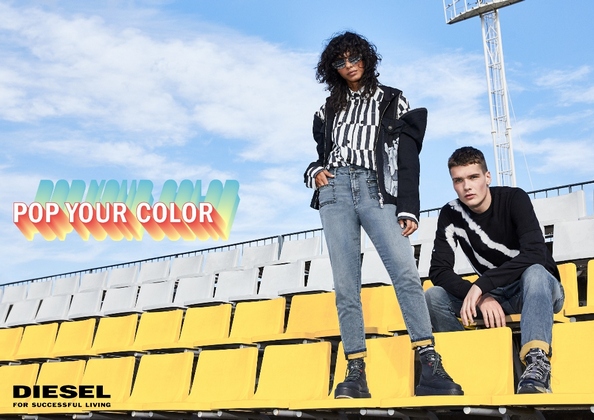 Colectia Diesel Denim Primavara-Vara 2020 - Pop your color