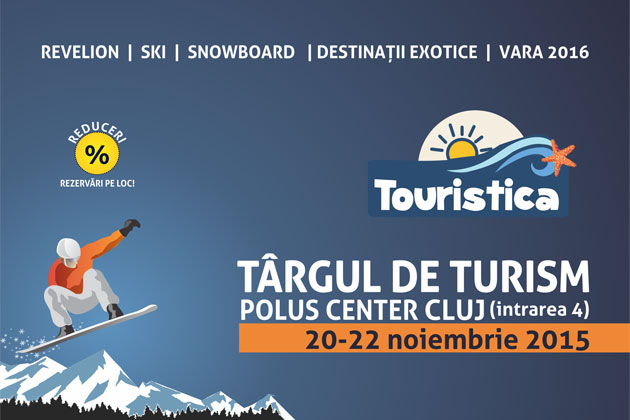 Targul de Turism Touristica - 20-22 Noiembrie 2015, Polus Center Cluj