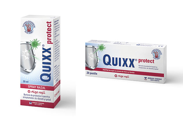 Berlin-Chemie Menarini lanseaza gama Quixx® Protect, cu extract de alge rosii