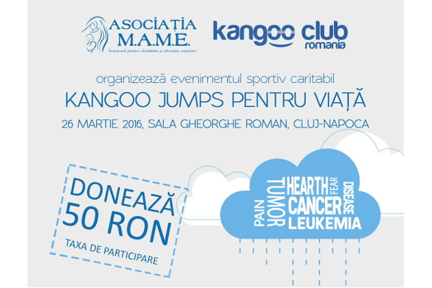 Asociatia M.A.M.E. si Kangoo Club Romania  organizeaza Kangoo Jumps pentru Viata, editia a VII-a, la Cluj